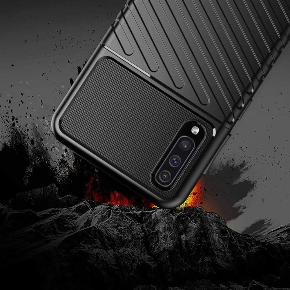 Capa Thunder Capa flexível resistente resistente em TPU para Samsung Galaxy A50s  -  Galaxy A50  -  Galaxy A30s azul