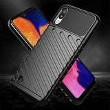 Capa Thunder Capa flexível resistente resistente em TPU para Samsung Galaxy A10 preta