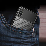 Capa Thunder Capa flexível resistente resistente em TPU para Samsung Galaxy A10 preta