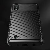 Capa Thunder Capa flexível resistente resistente em TPU para Samsung Galaxy A10 preta