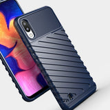 Capa Thunder Capa flexível resistente resistente em TPU para Samsung Galaxy A10 preta