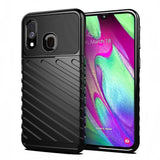 Capa Thunder Capa flexível resistente resistente em TPU para Samsung Galaxy A40 preta