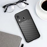 Capa Thunder Capa flexível resistente resistente em TPU para Samsung Galaxy A40 preta
