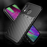 Capa Thunder Capa flexível resistente resistente em TPU para Samsung Galaxy A40 preta