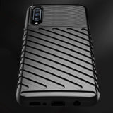 Capa Thunder Capa flexível resistente resistente em TPU para Samsung Galaxy A40 preta