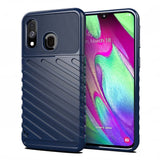 Capa Thunder Capa flexível resistente resistente e resistente de TPU para Samsung Galaxy A40 azul