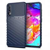 Capa Thunder capa flexível resistente resistente e resistente de TPU para Samsung Galaxy A70 azul