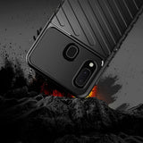 Capa Thunder Capa flexível resistente resistente em TPU para Samsung Galaxy A20e preta