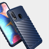 Capa Thunder Capa flexível resistente resistente em TPU para Samsung Galaxy A20e preta
