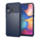 Capa Thunder Capa flexível resistente resistente em TPU para Samsung Galaxy A20e azul