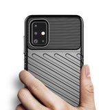 Capa Thunder capa flexível resistente resistente em TPU para Samsung Galaxy A51 azul