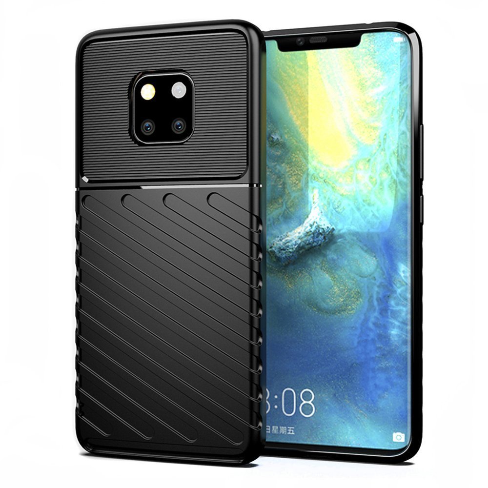 Capa Thunder Capa flexível resistente resistente em TPU para Huawei Mate 20 Pro preta