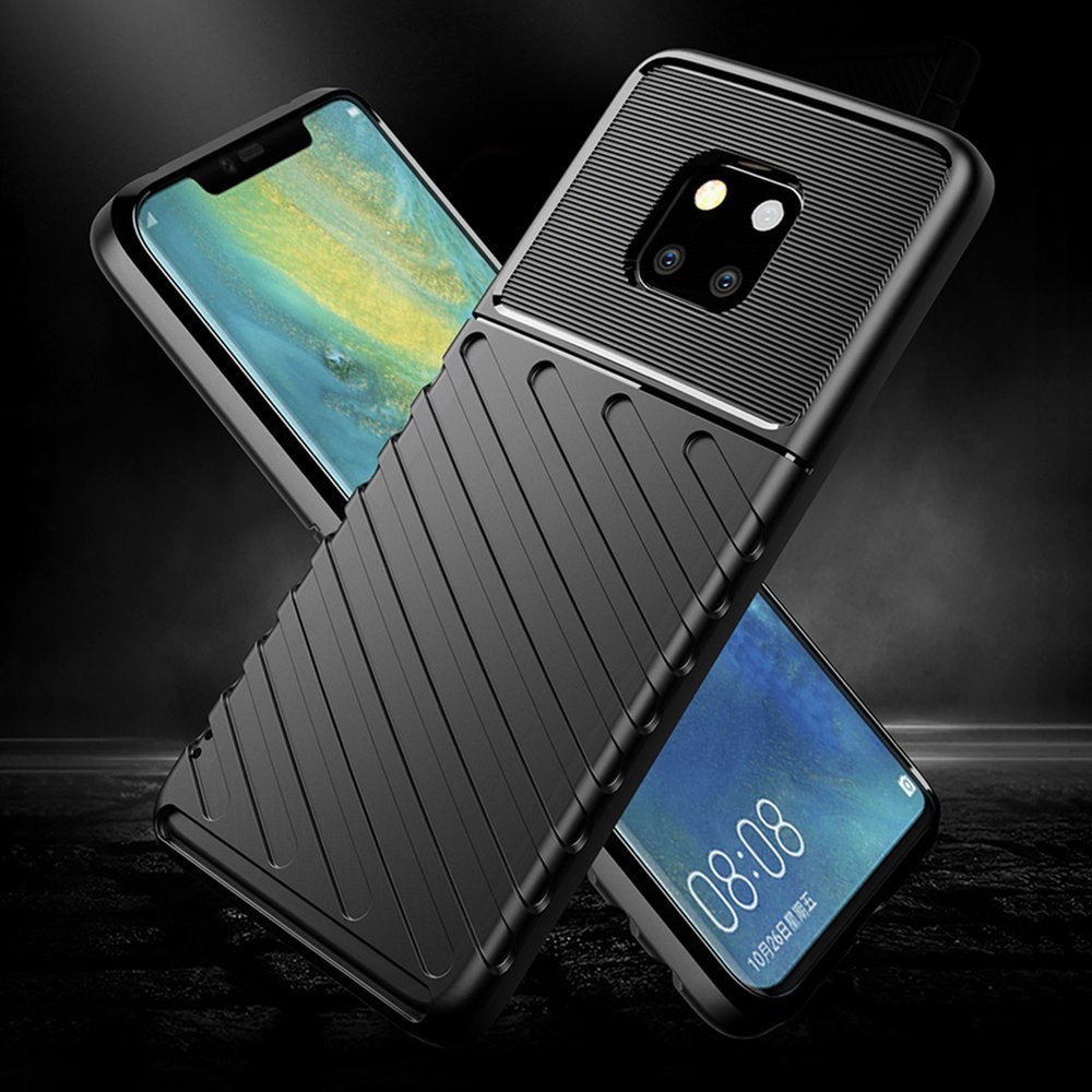 Capa Thunder Capa flexível resistente resistente em TPU para Huawei Mate 20 Pro preta