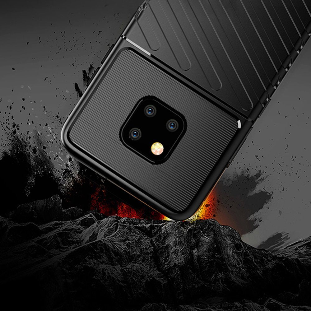 Capa Thunder Capa flexível resistente resistente em TPU para Huawei Mate 20 Pro preta
