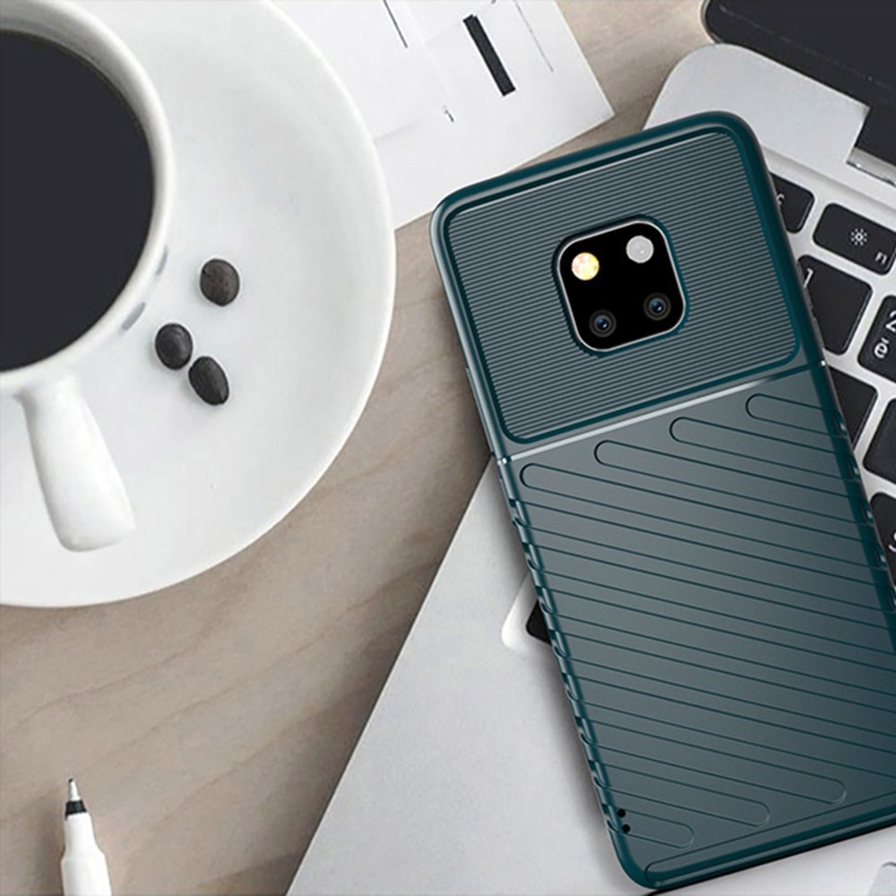 Capa Thunder Capa flexível resistente resistente em TPU para Huawei Mate 20 Pro preta