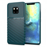 Capa Thunder Capa flexível resistente resistente em TPU para Huawei Mate 20 Pro verde