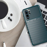 Capa Thunder Capa flexível resistente resistente em TPU para Huawei P30 Pro azul