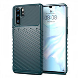 Capa Thunder Capa flexível resistente resistente e resistente de TPU para Huawei P30 Pro verde