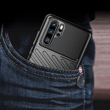 Capa Thunder Capa flexível resistente resistente e resistente de TPU para Huawei P30 Pro verde
