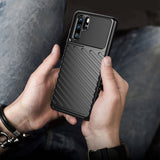 Capa Thunder Capa flexível resistente resistente e resistente de TPU para Huawei P30 Pro verde