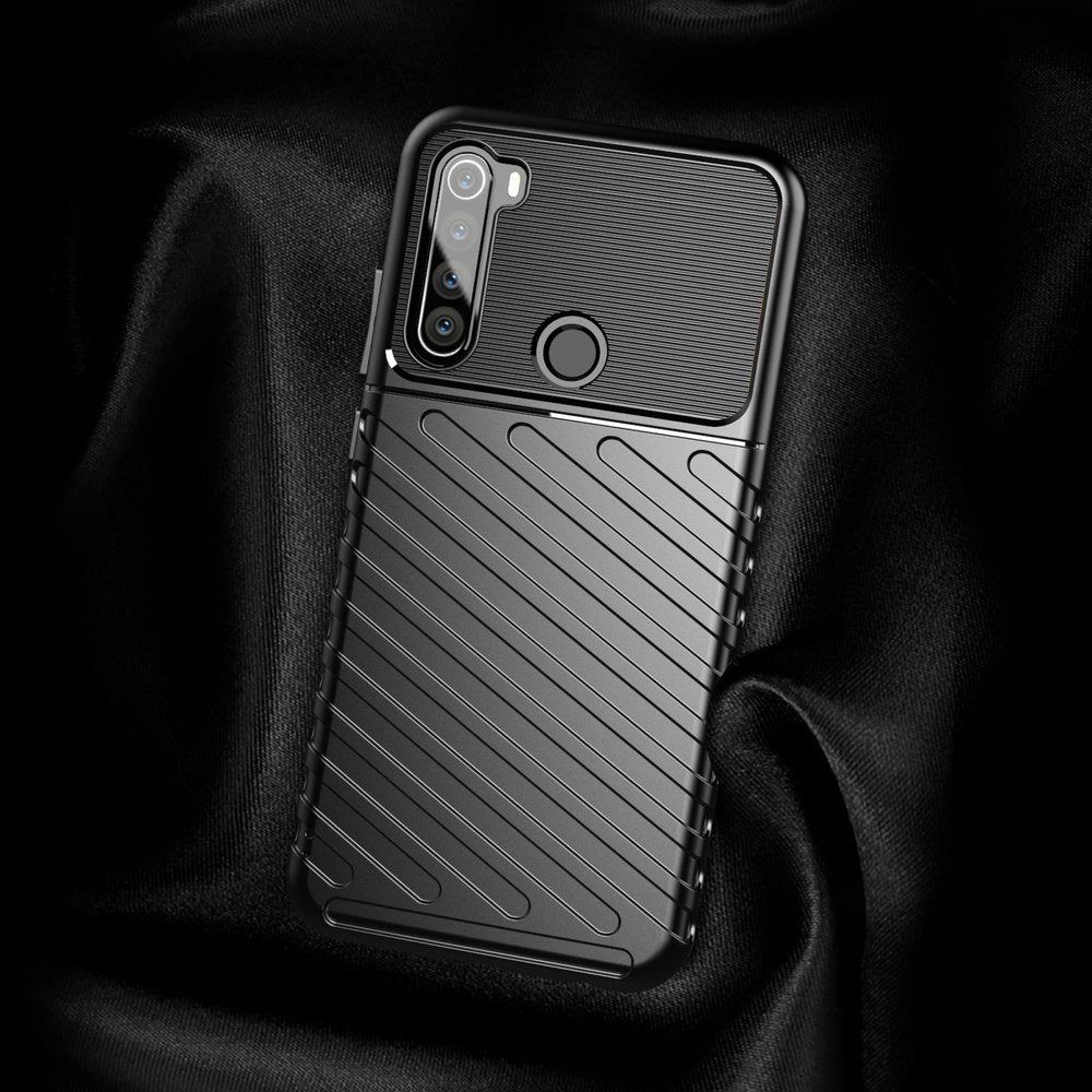 Capa Thunder Capa flexível resistente resistente em TPU para Xiaomi Redmi Note 8T preta
