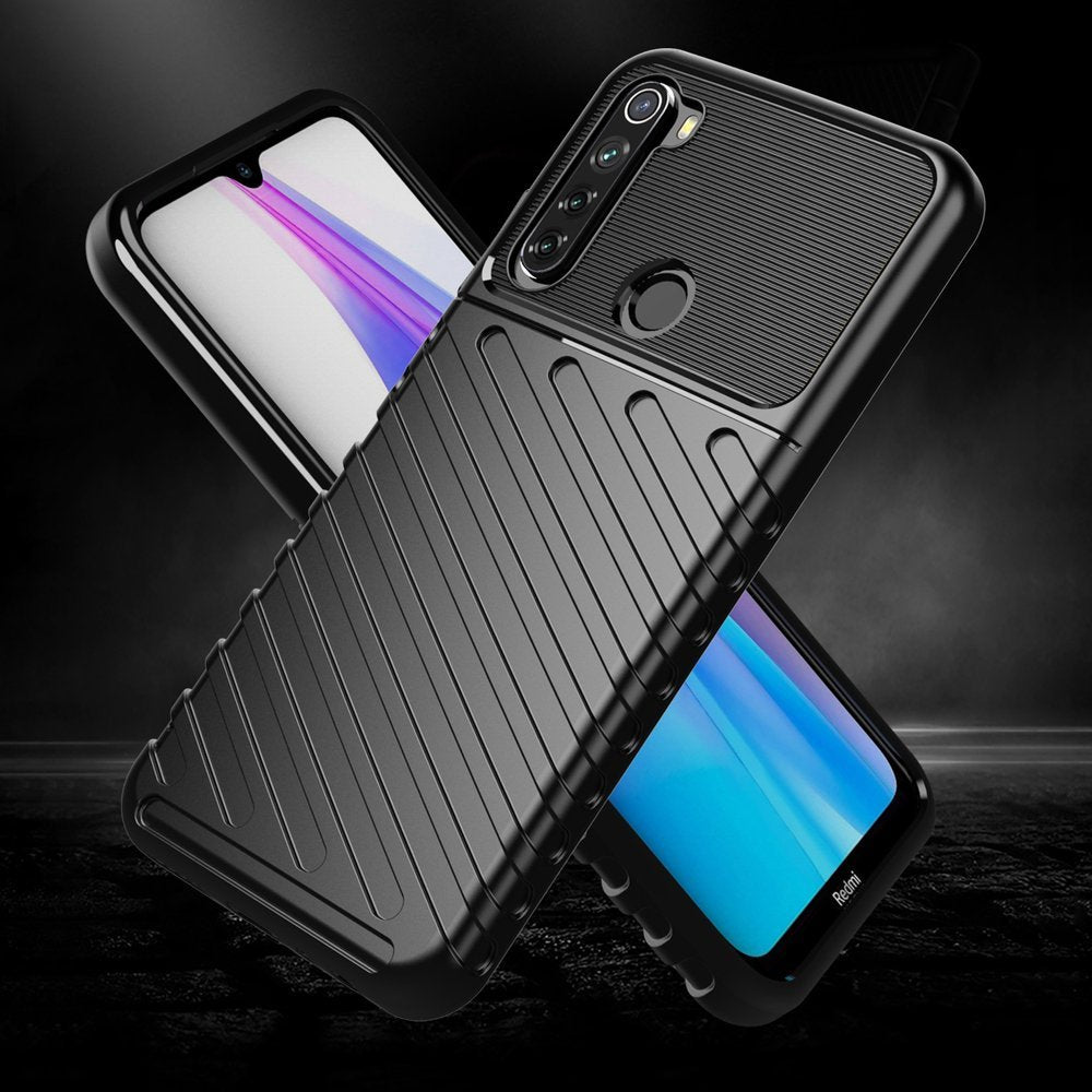 Capa Thunder Capa flexível resistente resistente em TPU para Xiaomi Redmi Note 8T azul