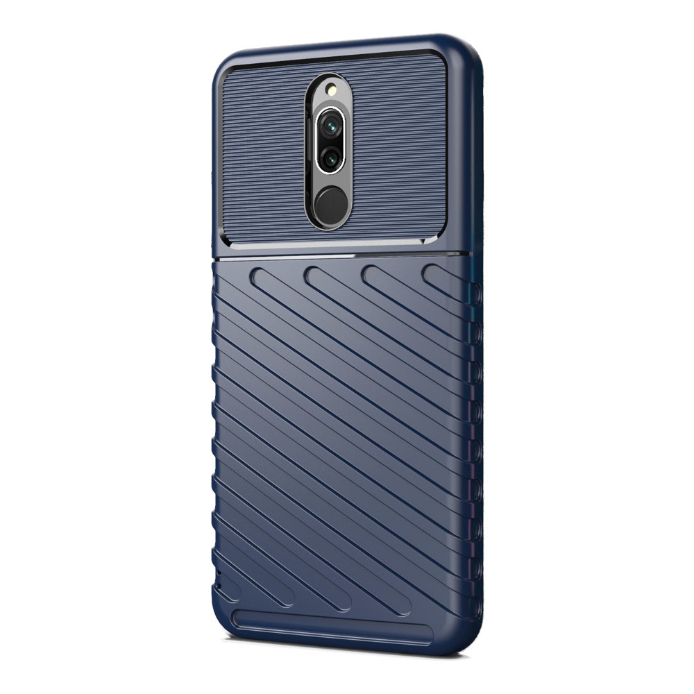 Capa Thunder Capa flexível resistente resistente em TPU para Xiaomi Redmi 8 azul