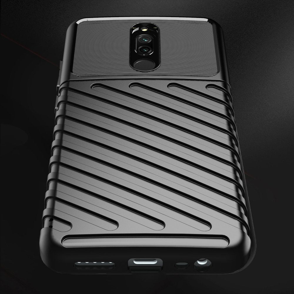 Capa Thunder Capa flexível resistente resistente em TPU para Xiaomi Redmi 8 azul