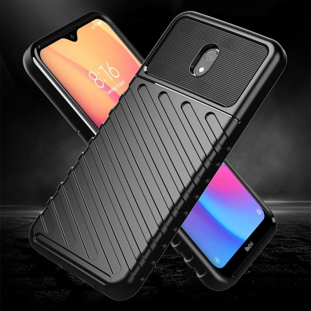 Capa Thunder Capa flexível resistente resistente em TPU para Xiaomi Redmi 8A azul