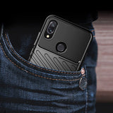 Capa Thunder capa flexível resistente resistente em TPU para Xiaomi Redmi Note 7 preta