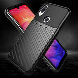 Capa Thunder capa flexível resistente resistente em TPU para Xiaomi Redmi Note 7 preta