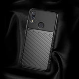 Capa Thunder capa flexível resistente resistente em TPU para Xiaomi Redmi Note 7 preta
