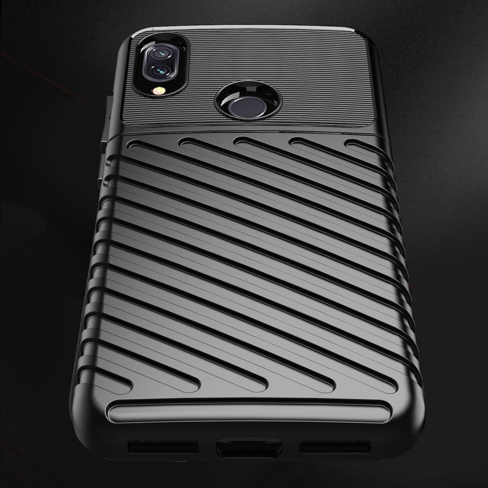 Capa Thunder capa flexível resistente resistente em TPU para Xiaomi Redmi Note 7 preta