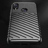 Capa Thunder capa flexível resistente resistente em TPU para Xiaomi Redmi Note 7 preta