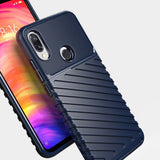 Capa Thunder capa flexível resistente resistente em TPU para Xiaomi Redmi Note 7 preta
