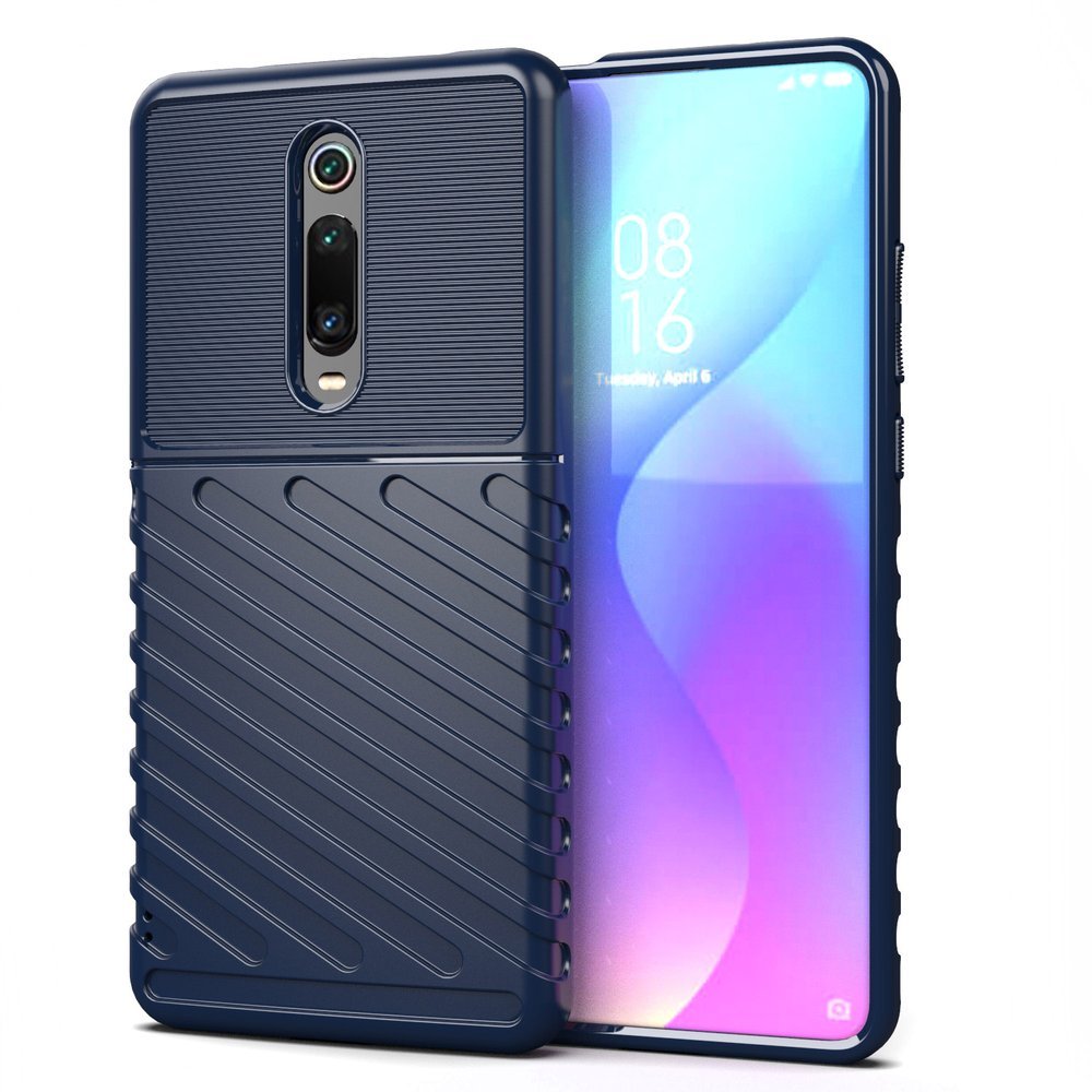 Capa Thunder Capa flexível resistente resistente em TPU para Xiaomi Mi 9T  -  Xiaomi Mi 9T Pro azul