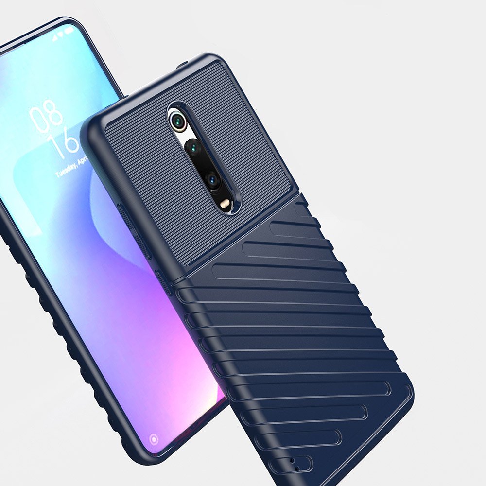 Capa Thunder Capa flexível resistente resistente em TPU para Xiaomi Mi 9T  -  Xiaomi Mi 9T Pro azul