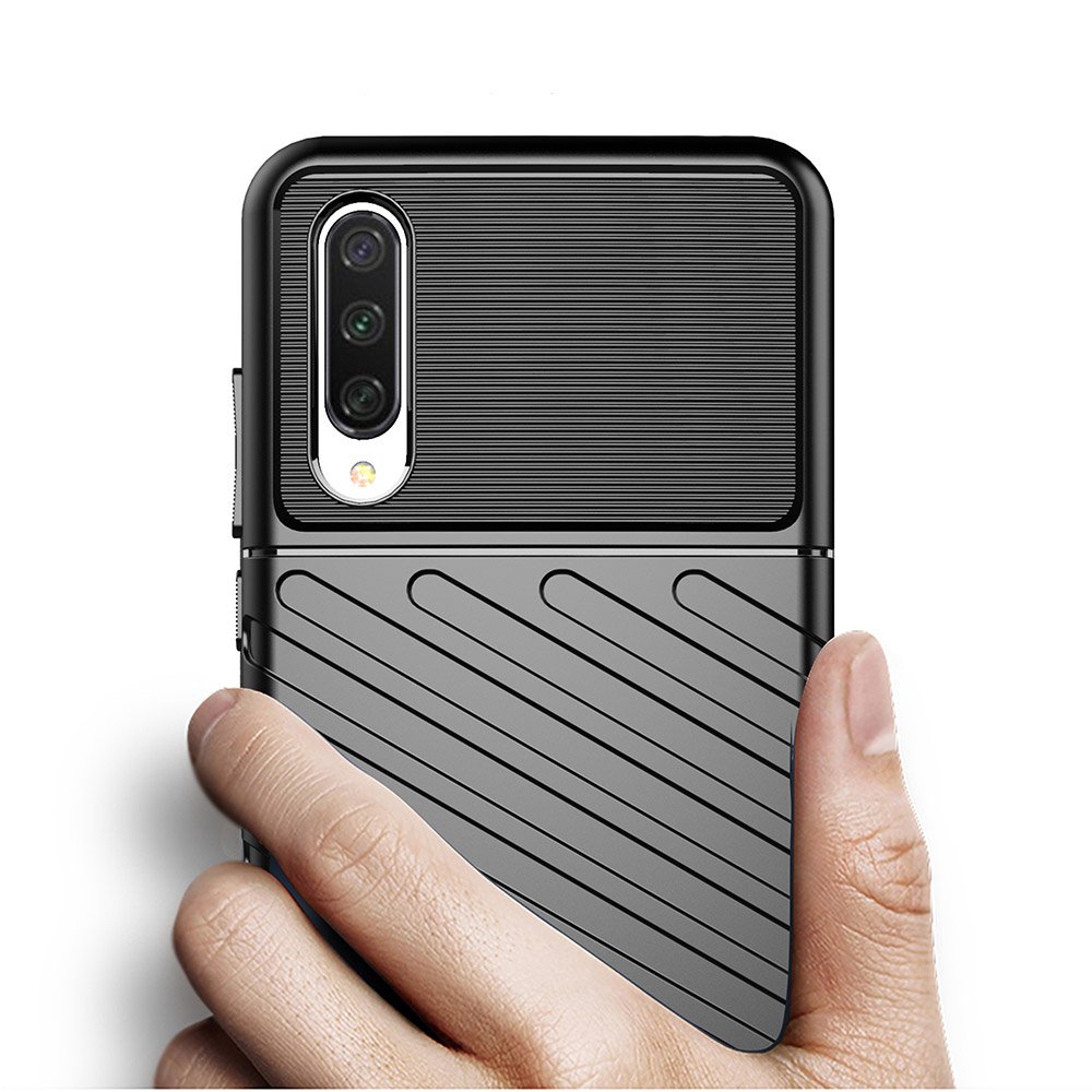 Capa Thunder Capa flexível resistente resistente em TPU para Xiaomi Mi 9 Lite  -  Xiaomi Mi CC9 preto