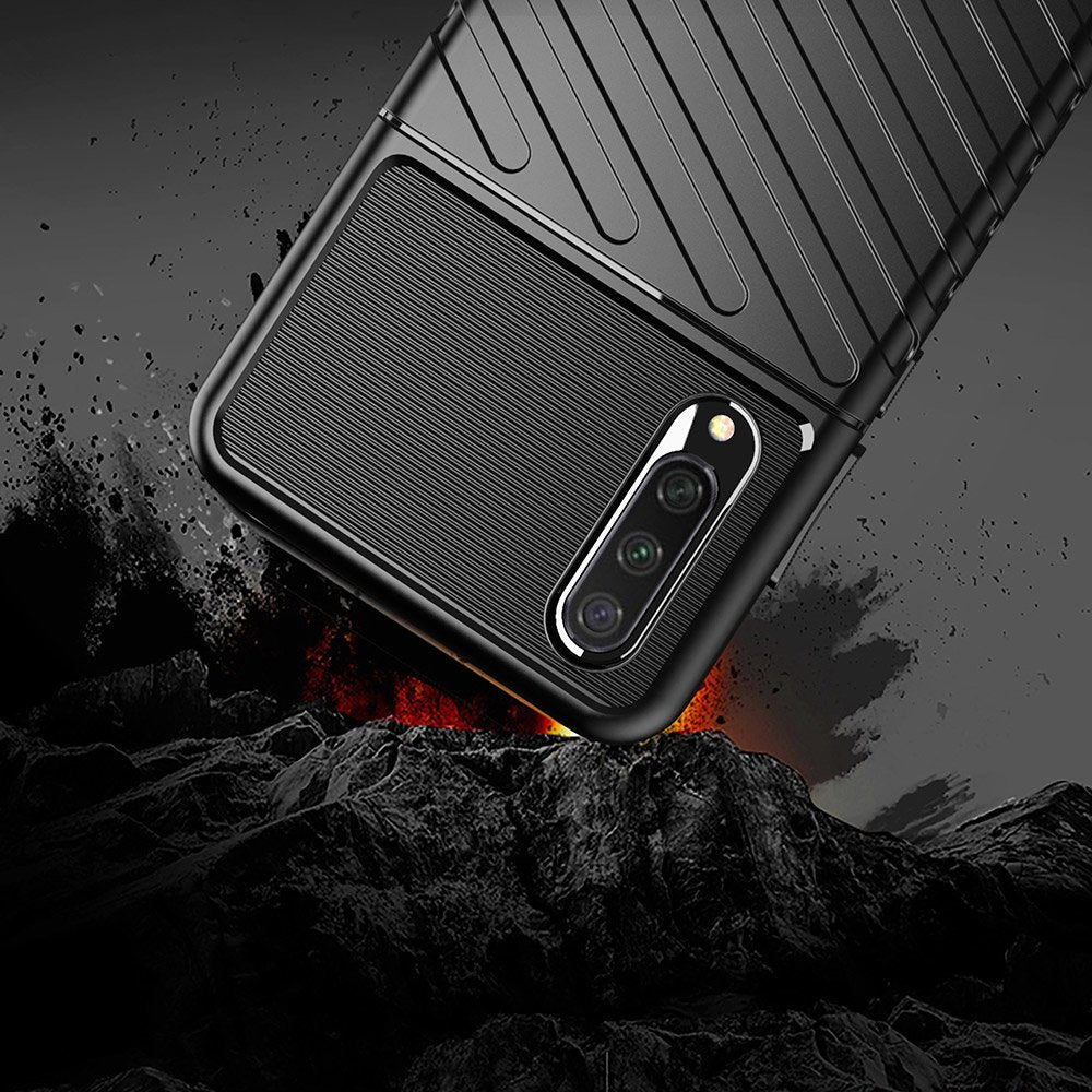 Capa Thunder Capa flexível resistente resistente em TPU para Xiaomi Mi 9 Lite  -  Xiaomi Mi CC9 preto