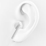 Auriculares Dudao Wired USB Tipo-C brancos (X3S branco)