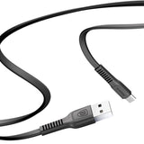 Baseus Tough flat USB - cabo micro USB 2A 1m preto (CAMZY-B01)