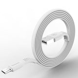 Baseus Tough flat USB - cabo micro USB 2A 1m branco (CAMZY-B02)