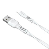 Baseus Tough flat USB - USB Tipo-C 2A 1m cabo branco (CATZY-B02)