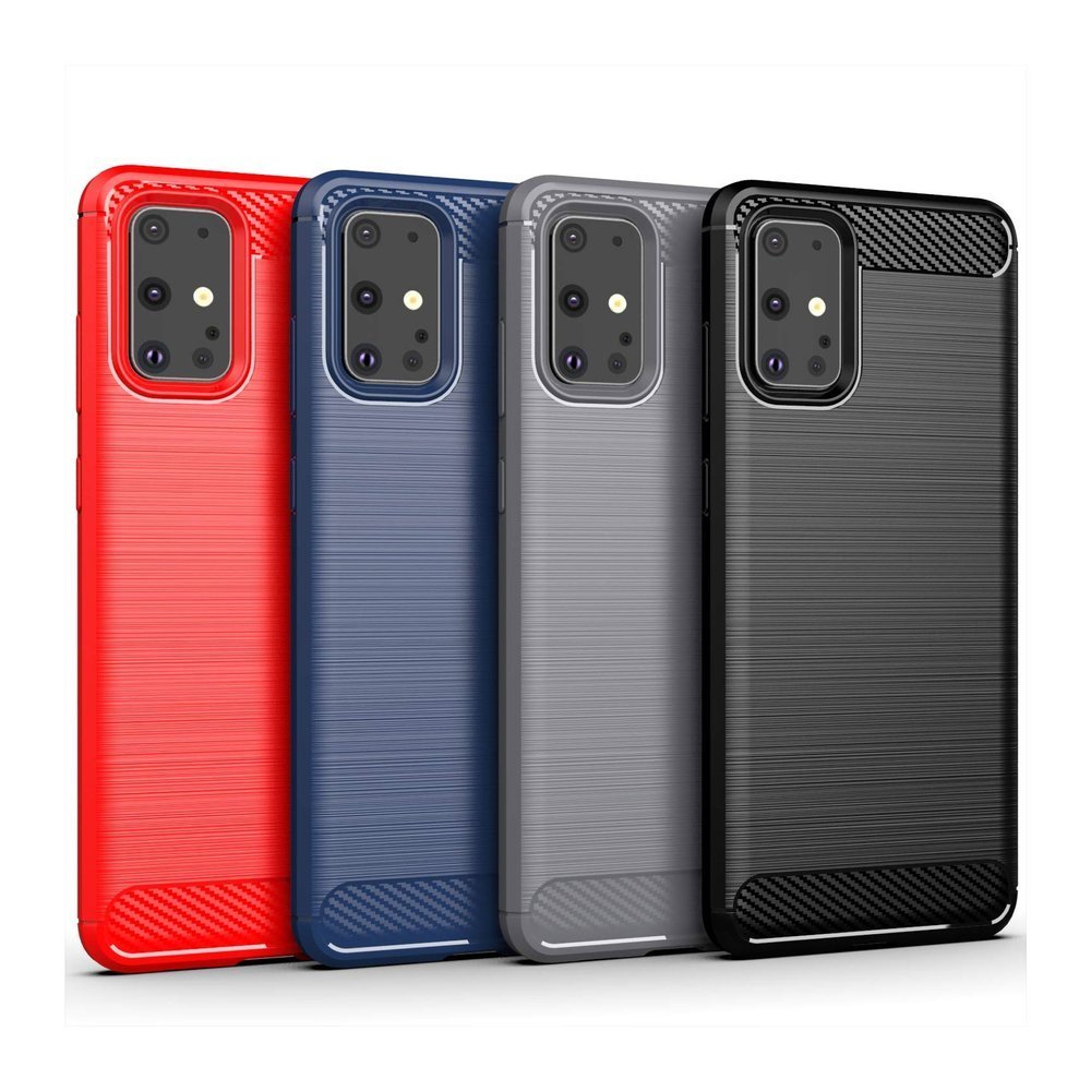 Capa carbono Capa flexível de TPU para Samsung Galaxy S20 preta