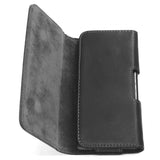 Coldre de cinto universal com couro ecológico preto