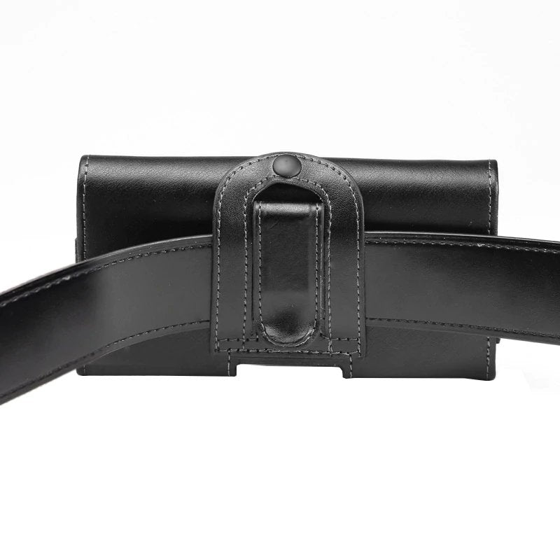 Coldre de cinto universal com couro ecológico preto