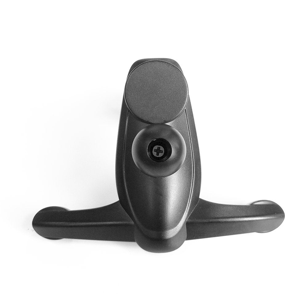 Peça de fixação do suporte de ventilação de ar preta