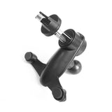 Peça de fixação do suporte de ventilação de ar preta