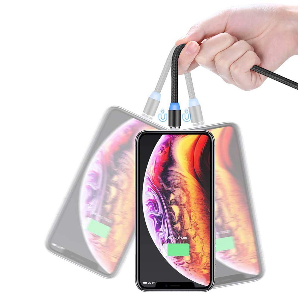 Adaptador de plugue para cabo USB magnético USB Tipo-C