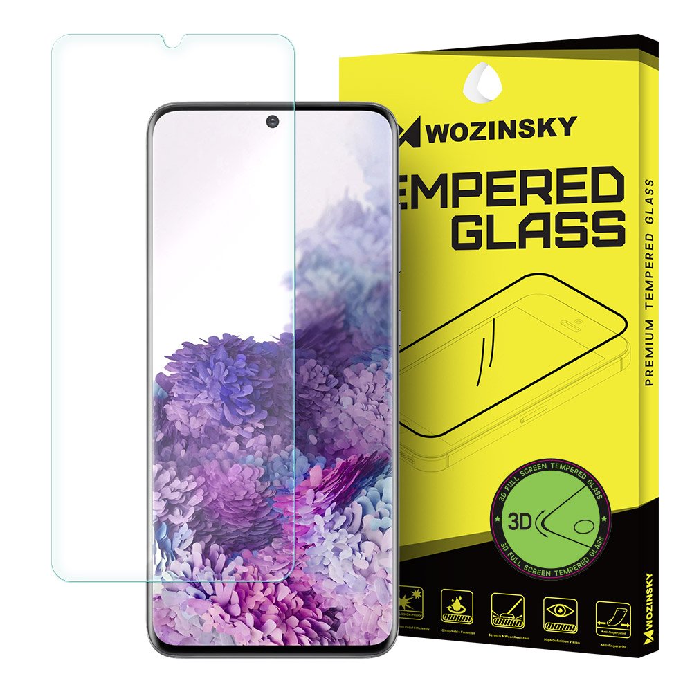 Filme protetor de tela 3D Wozinsky totalmente coberto para Samsung Galaxy S20